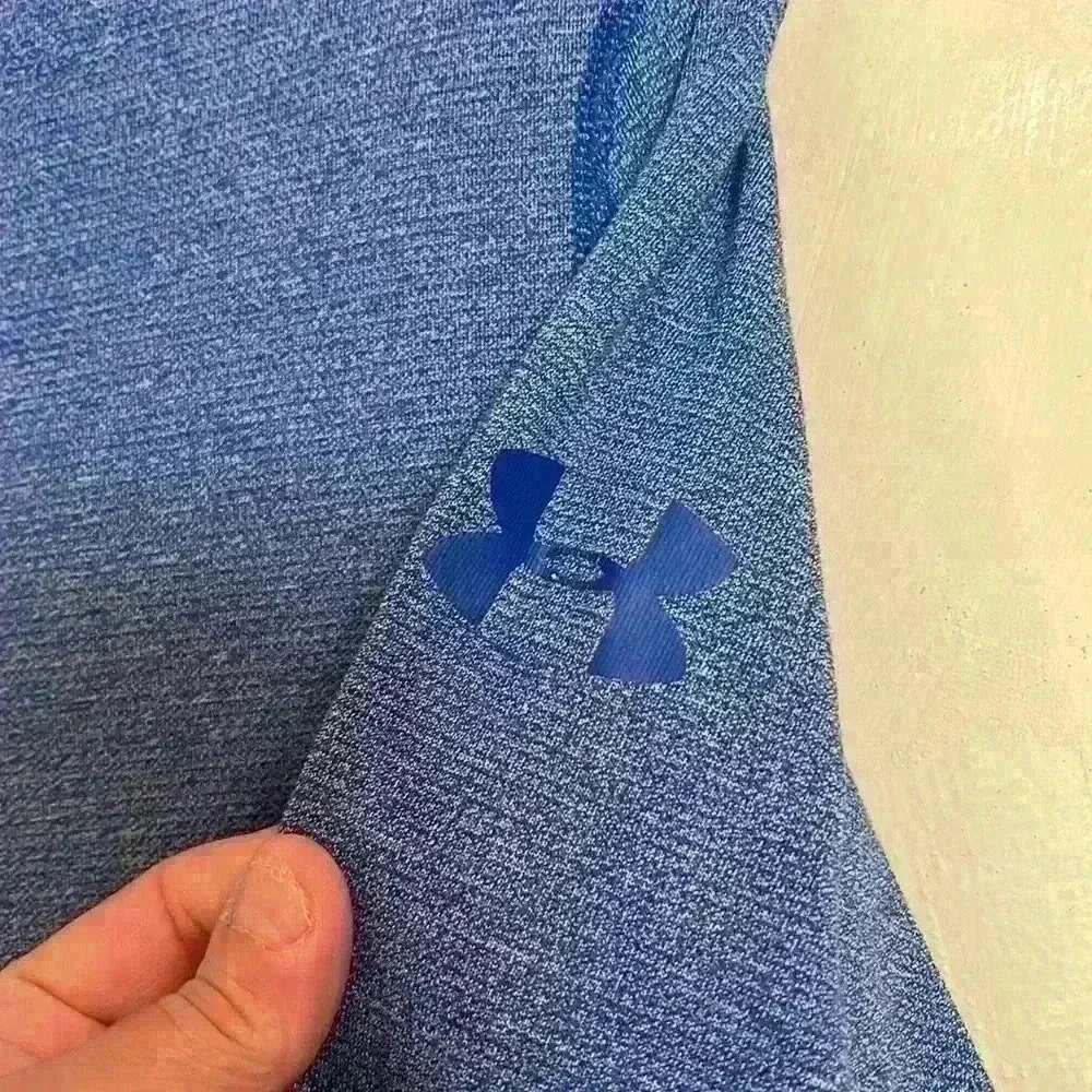 Under Armour Heatgear Threadborne 3 Button Long Sleeve Top Size Medium - Picture 4 of 8